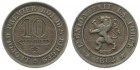 Belgien 10 Cents 1862 - Des Belges - Leopold I.